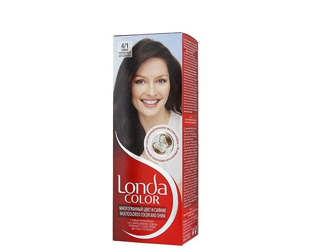 Londa Color თმის საღებავი N4/1 მუქი ნაცრისფერი